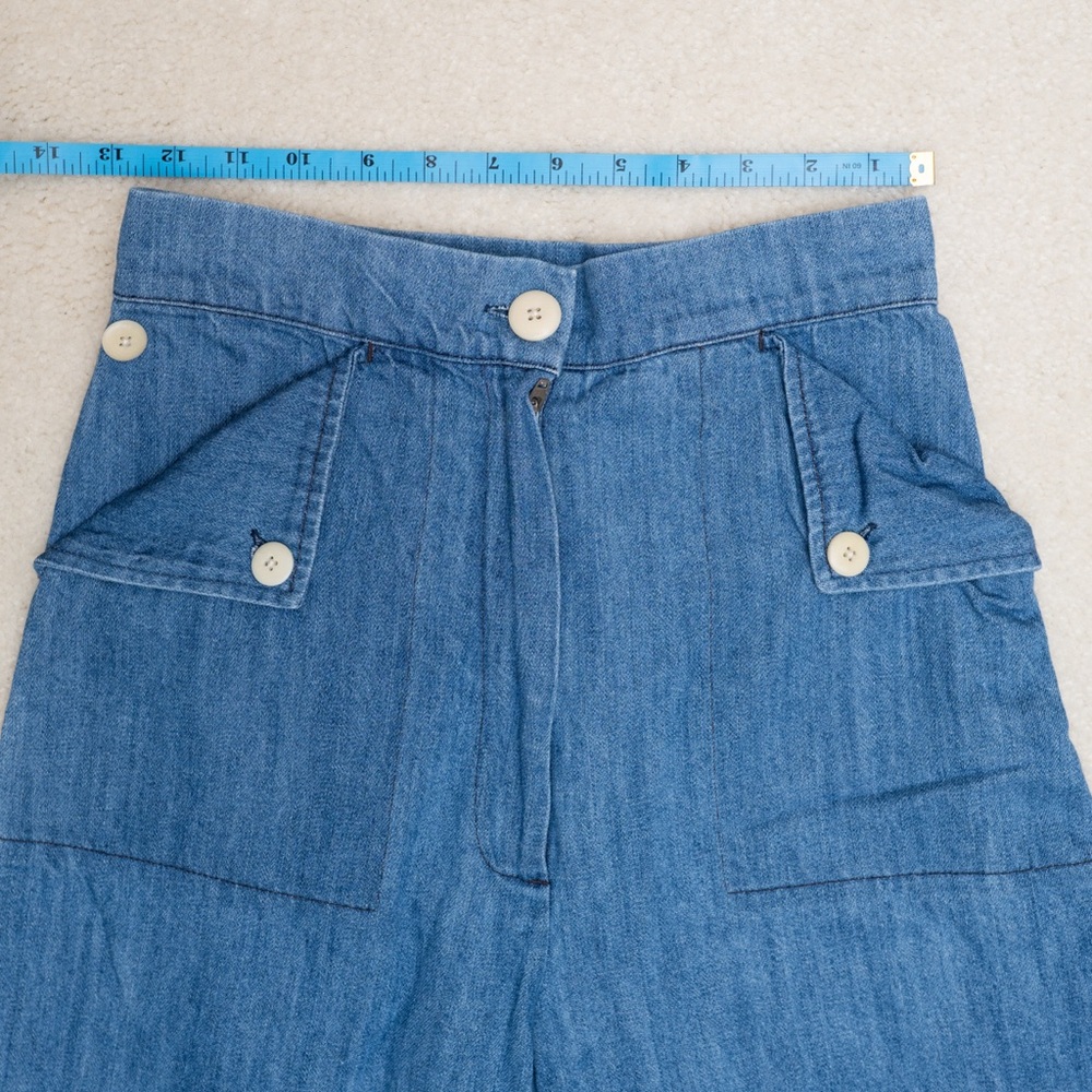 Ilana Kohn Mia Pants in Chambray Women Size 4 - Picture 10 of 12